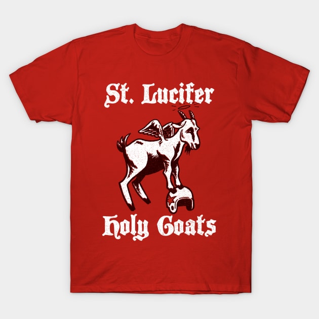 St. Lucifer Holy Goats T-Shirt by GiMETZCO!